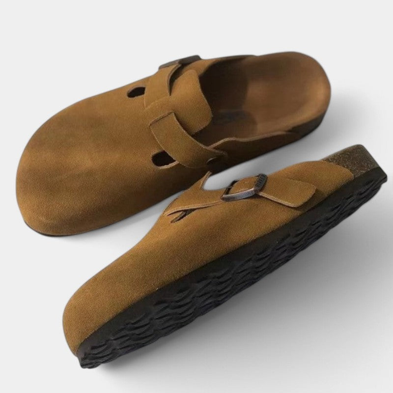 Marlowe Zuecos Mujer – Hebilla Ajustable, Diseño Slip-On y Comodidad Diaria