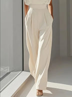 Mira Tuta Elegante da Donna – Jumpsuit a Gamba Dritta e Vita Alta Chic