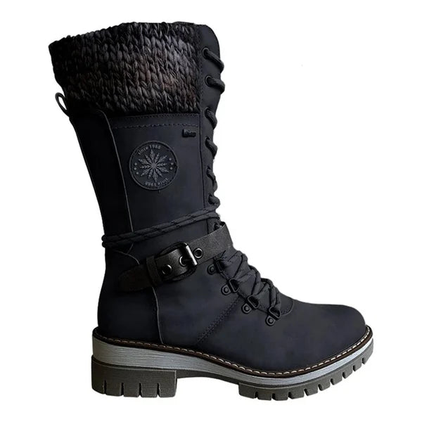 Kylee Bottes Hautes d’Hiver pour Femme – Bottes Chaudes Élégantes Chic