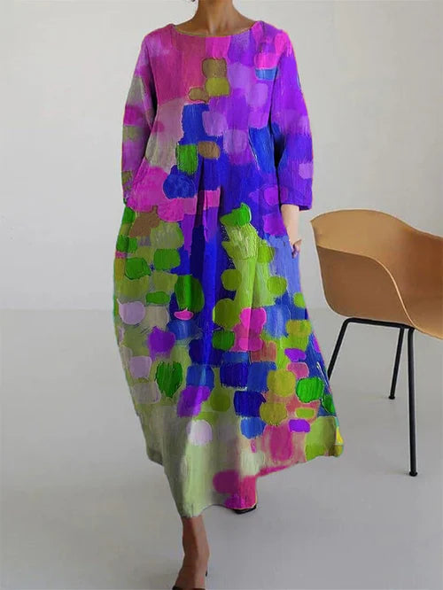 Vestido Elena – Corte cómodo, Cálido y Suave