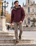 Rafael Chaqueta softshell para hombre impermeable con capucha y forro polar - Edicion moderna