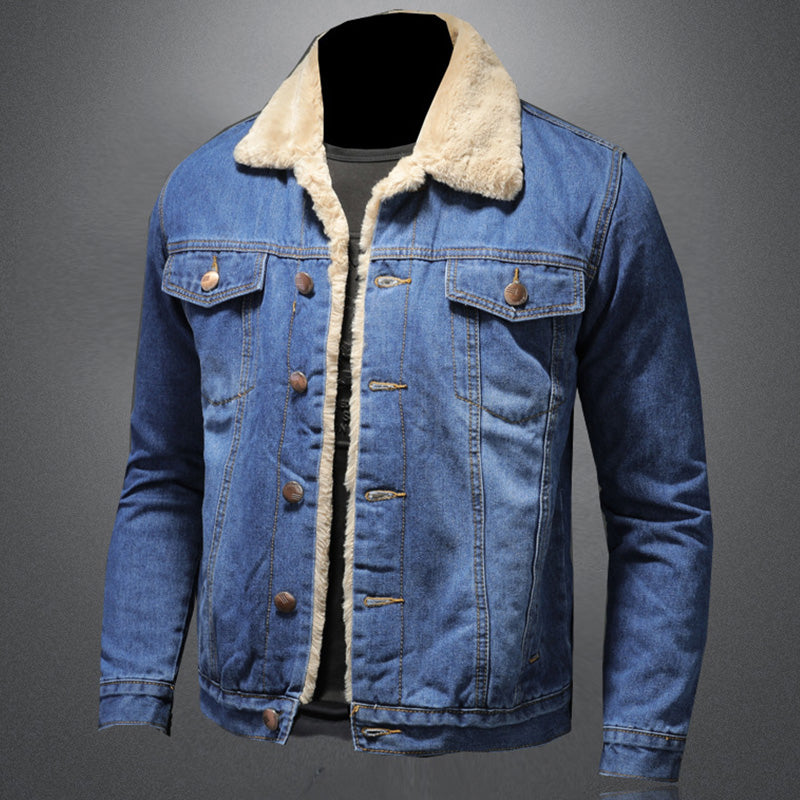 Chaqueta vaquera Pablo para Hombre – Con aislamiento térmico, Bolsillos prácticos y Bolsillos en el pecho