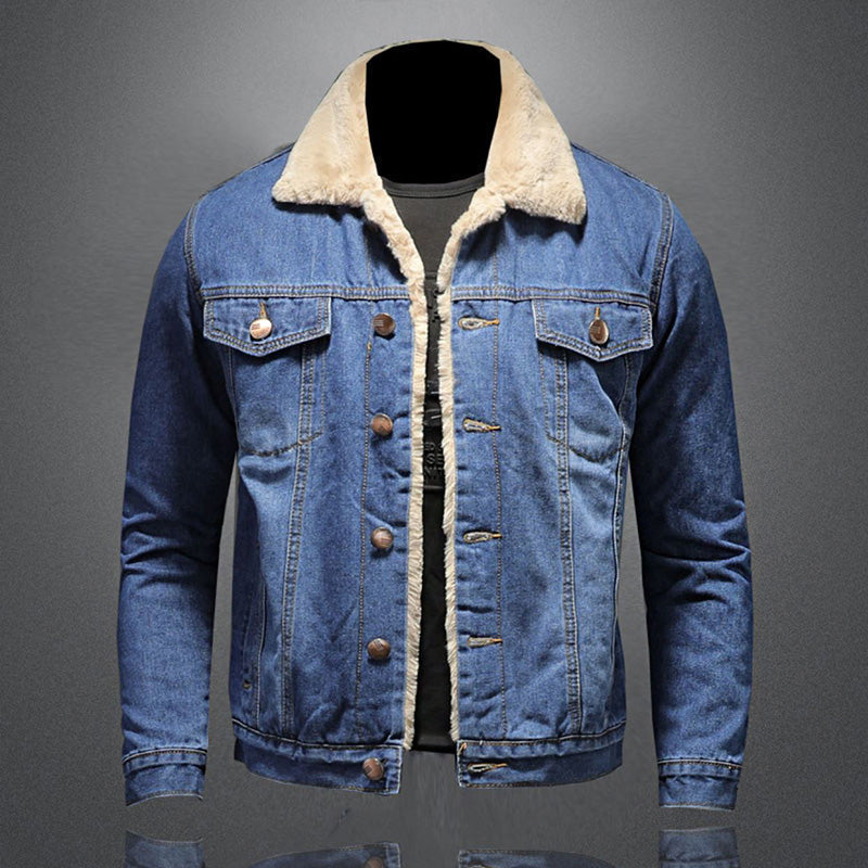 Chaqueta vaquera Pablo para Hombre – Con aislamiento térmico, Bolsillos prácticos y Bolsillos en el pecho