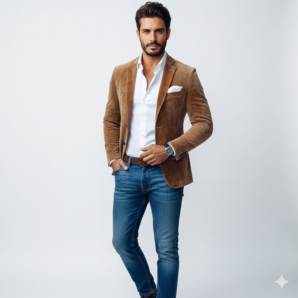 Blazer Gonzalo para Hombre – Sofisticado, Corte ajustado y Cómodo