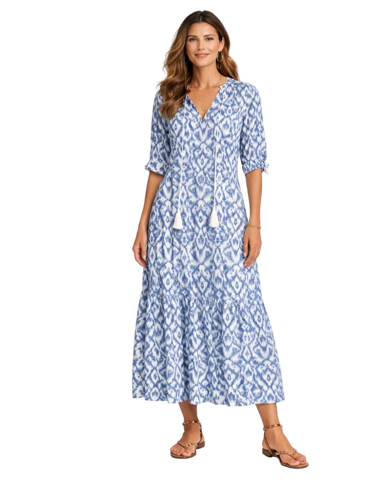 Vestido largo Selena para Mujer – Elegante, Cómodo y Suave