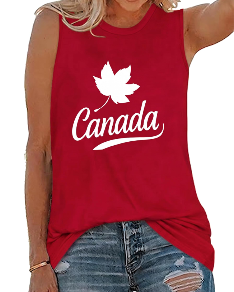 Zoey Top Mujer – Camiseta Sin Mangas con Estampado Gráfico y Corte Túnica