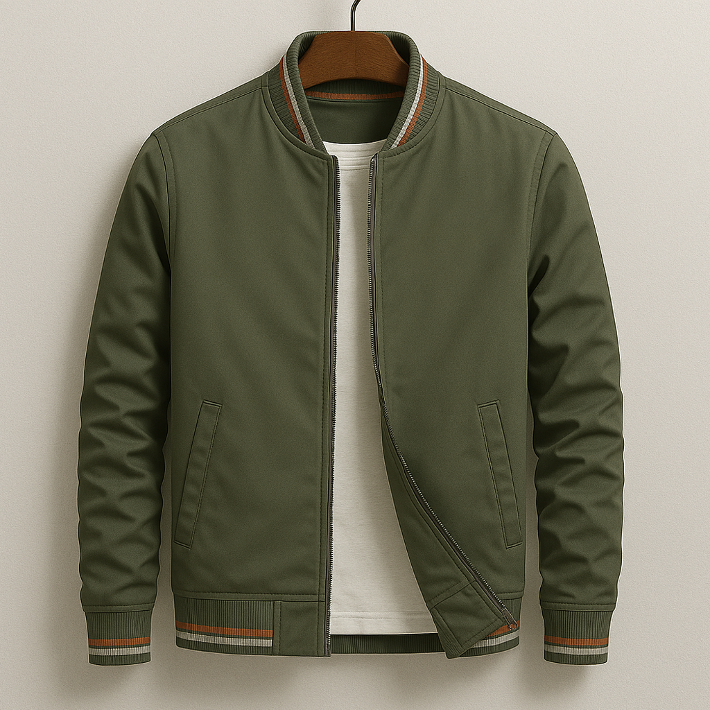 Bob Veste bomber varsity pour homme – Blouson casual chic moderne