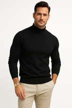 Suéter de cuello alto Álex para Hombre – Elegante, Cómodo y Diseño atemporal