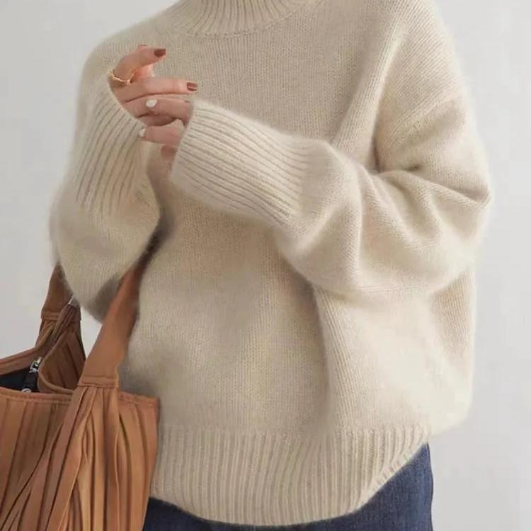 Suéter de cuello alto Jimena para Mujer – Suave, Con aislamiento térmico y Sofisticado