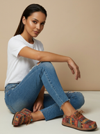 Alison Zapatillas Casual Mujer – Diseño Artístico, Ligeras y Suela con Agarre