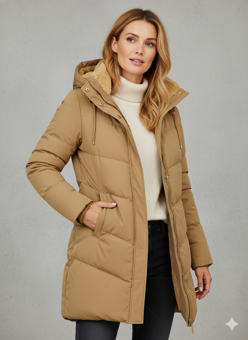 Chaqueta Jimena para Mujer – Con capucha, Sofisticado y Corte cómodo