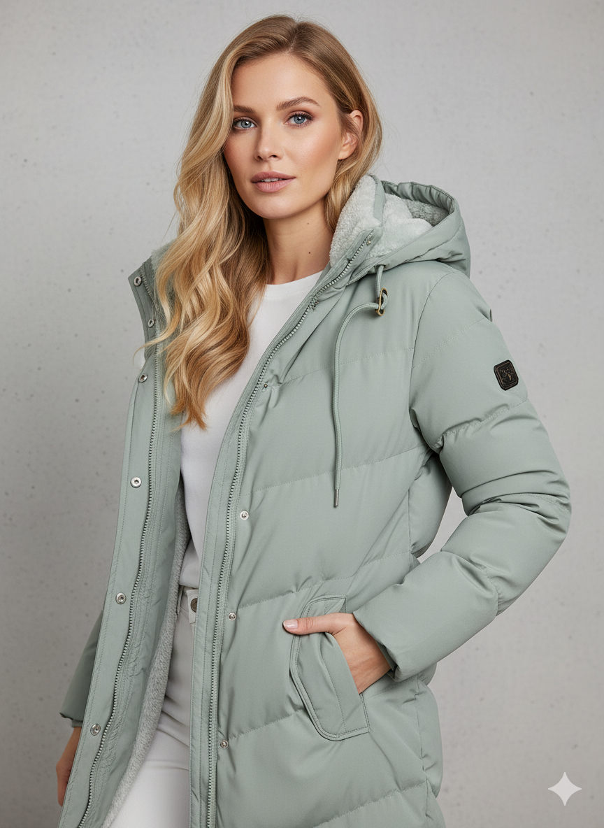 Chaqueta Jimena para Mujer – Con capucha, Sofisticado y Corte cómodo