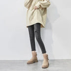 Botas de invierno Blanca para Mujer – Cálido, Diseño atemporal y Afelpado