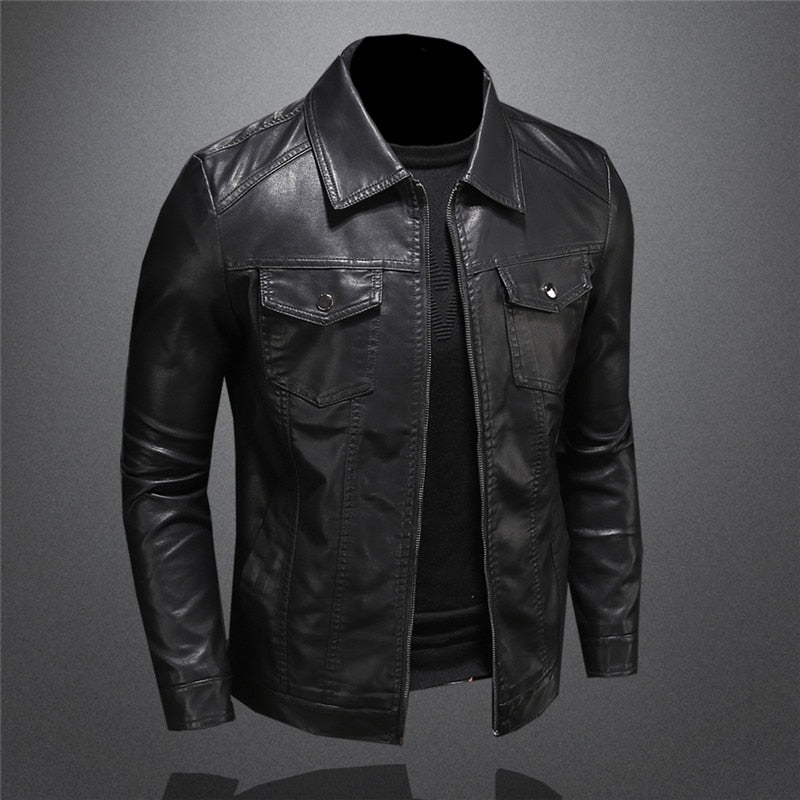 Chaqueta de piel Pedro para Hombre – Estilo atemporal, Elegante y Diseño atemporal
