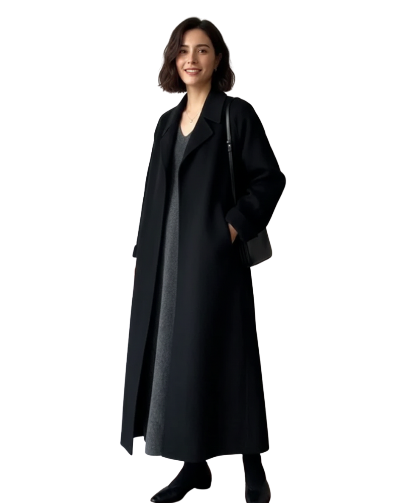 Abrigo largo Manuela para Mujer – Elegante, Sofisticado y Corte sastre