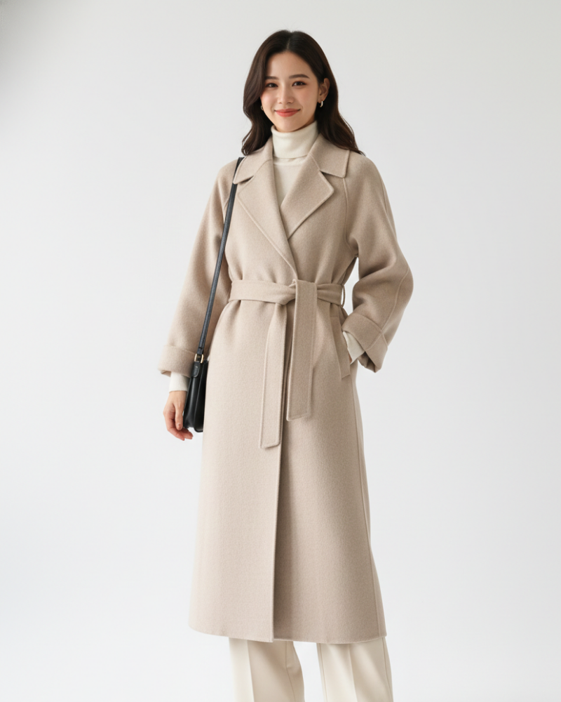 Abrigo largo Manuela para Mujer – Elegante, Sofisticado y Corte sastre