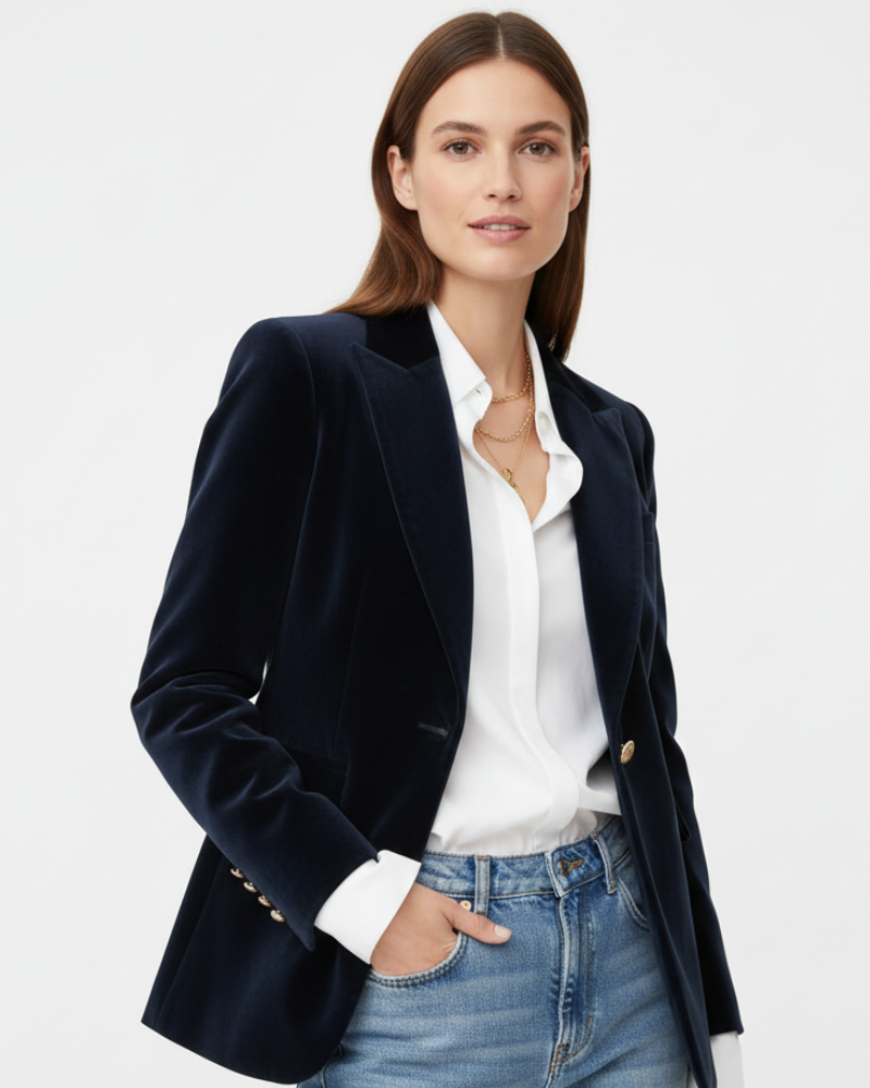 Blazer Gabriela para Mujer – Corte elegante, Afelpado y Cómodo