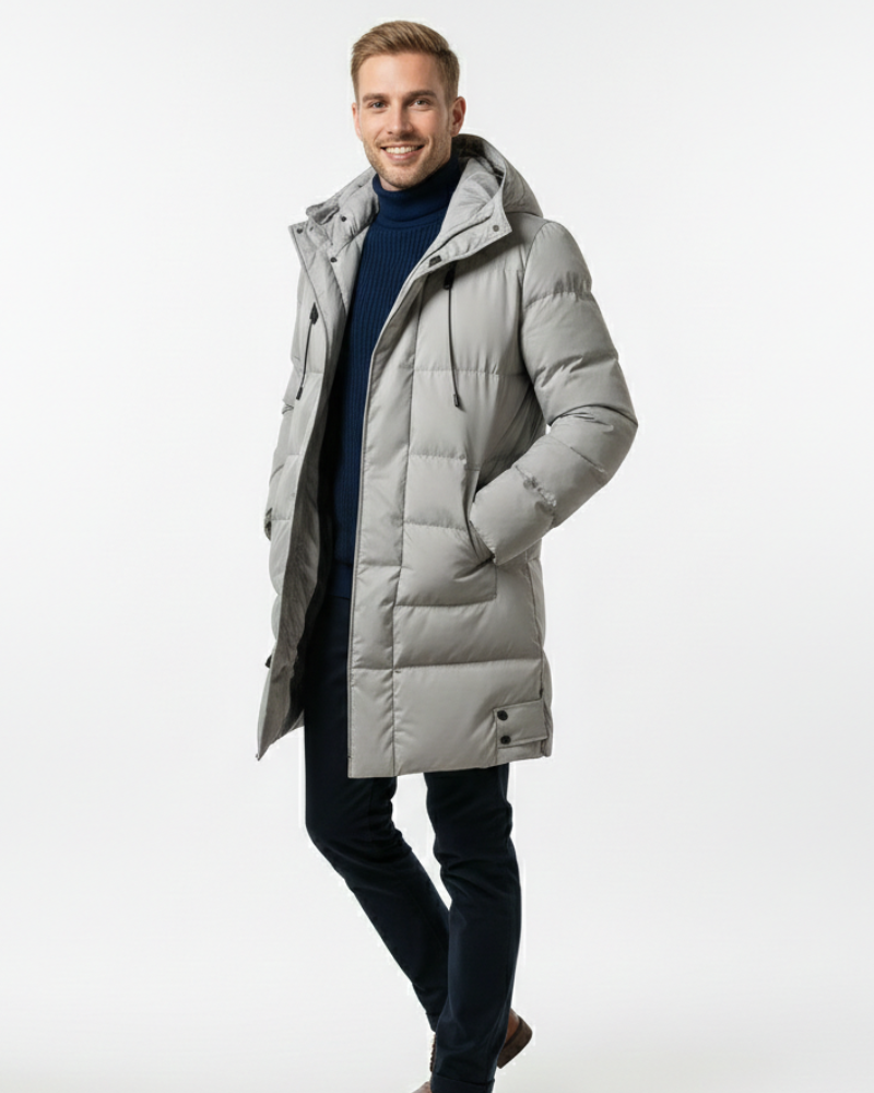 Plumífero Gabriel para Hombre – Cómodo, Con capucha y Cálido