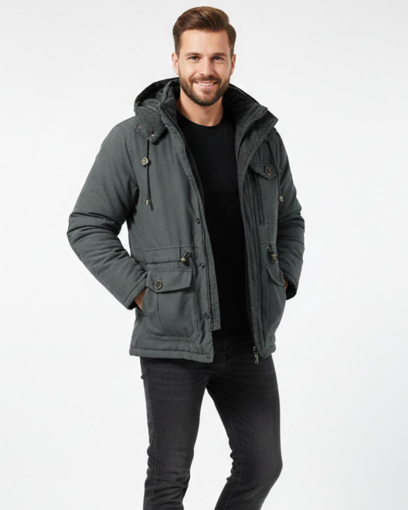 Chaqueta Nadia – Capucha, Cómodo y Corte regular