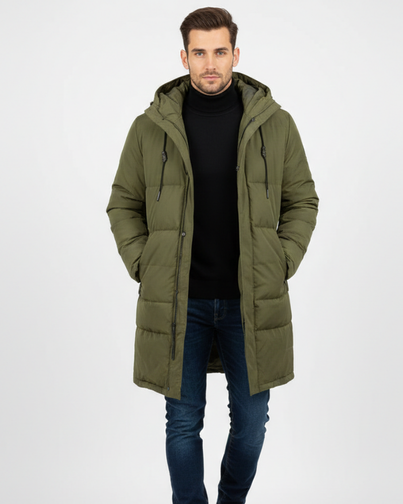 Plumífero Gabriel para Hombre – Cómodo, Con capucha y Cálido