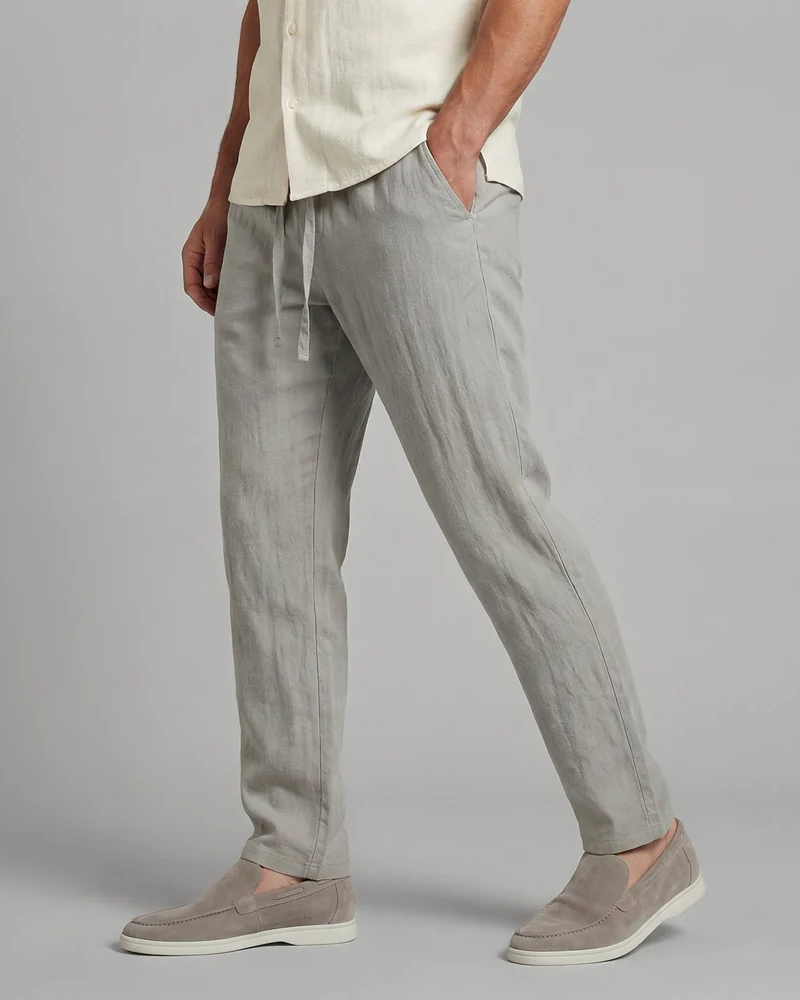 Logan Pantalón de Pierna Ancha Hombre – Corte Relajado, Ligero y Transpirable
