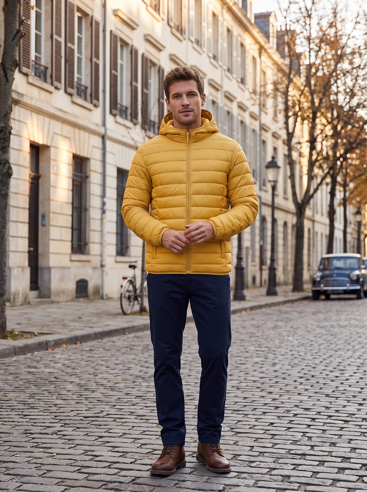 Chaqueta acolchada Olivia para Mujer – Con capucha, Cremallera completa y Bolsillos con cremallera