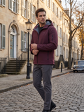 Chaqueta técnica Leandro para Hombre – Suave, Forro polar interior y Con capucha