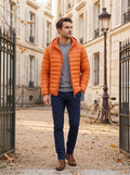 Chaqueta acolchada Olivia para Mujer – Con capucha, Cremallera completa y Bolsillos con cremallera