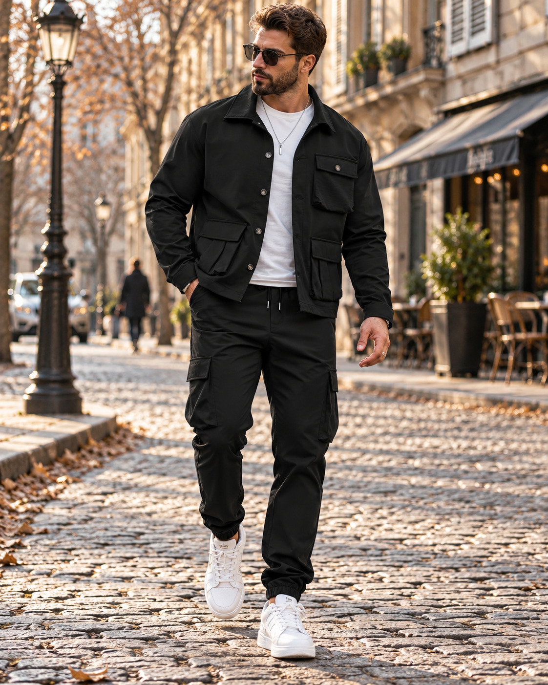 Conjunto de dos piezas Álex para Hombre – Silueta relajada y Corte cómodo