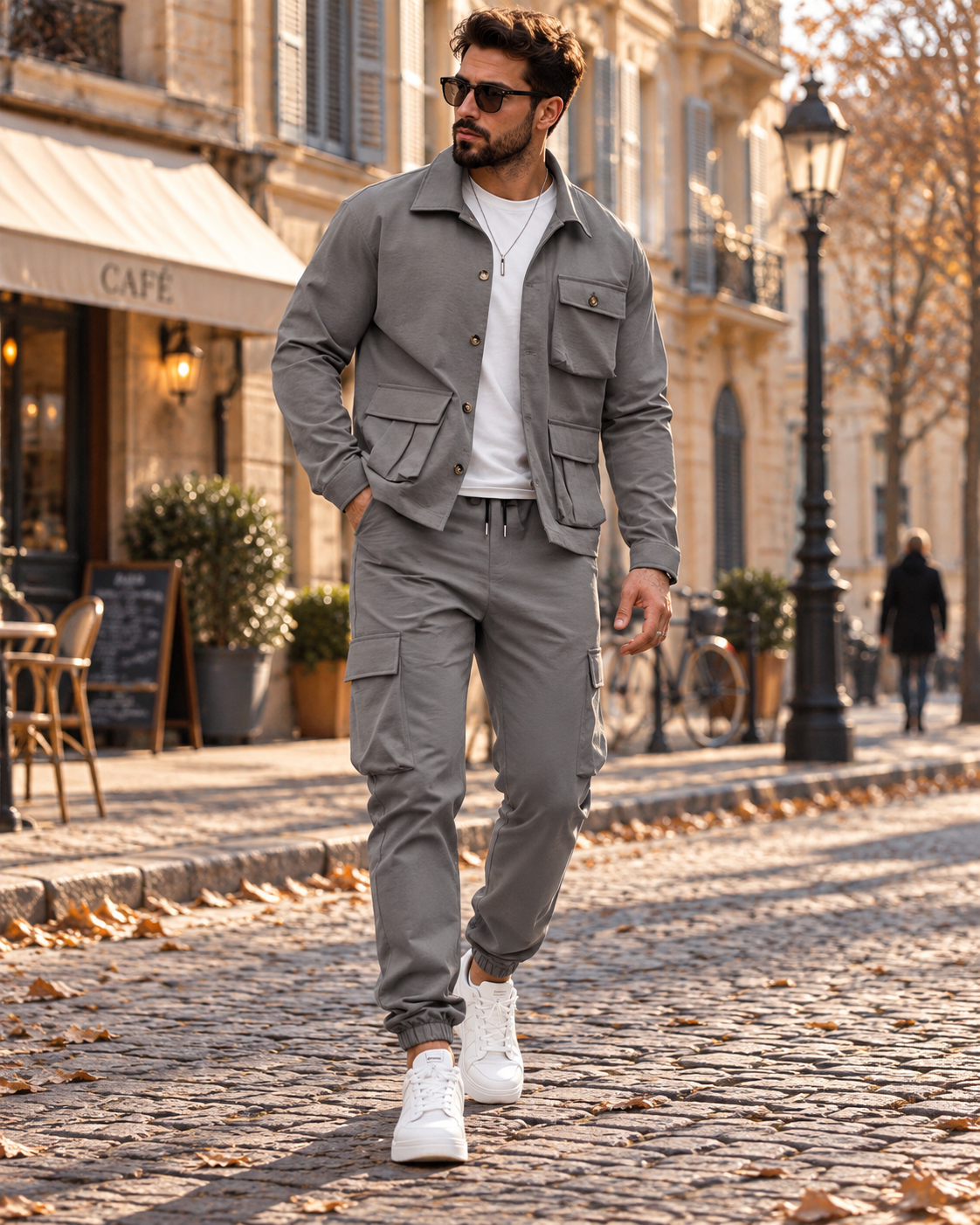 Conjunto de dos piezas Álex para Hombre – Silueta relajada y Corte cómodo