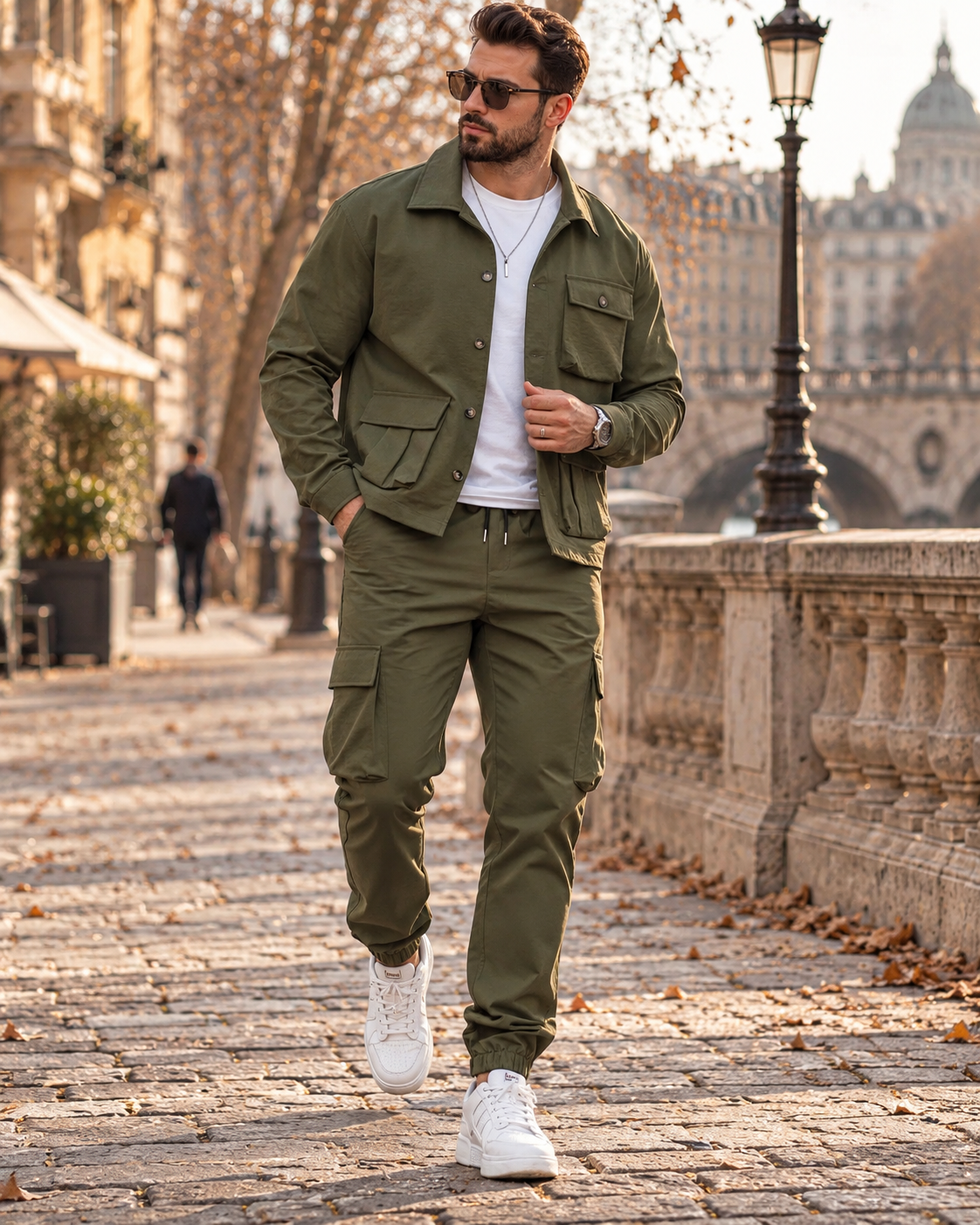 Conjunto de dos piezas Álex para Hombre – Silueta relajada y Corte cómodo