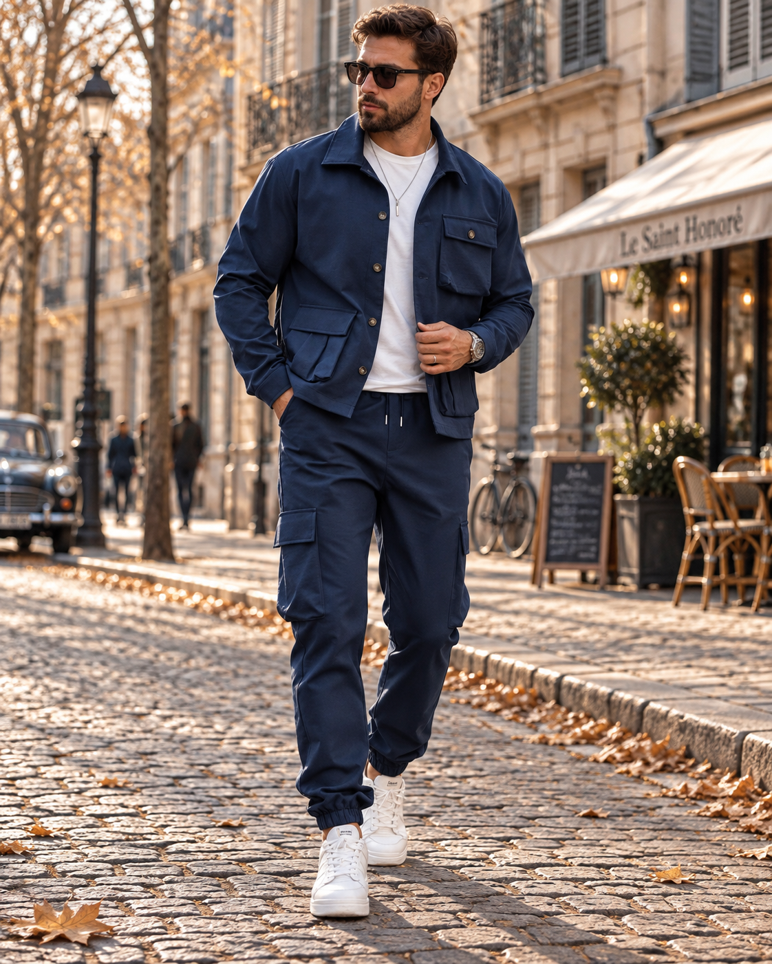 Conjunto de dos piezas Álex para Hombre – Silueta relajada y Corte cómodo