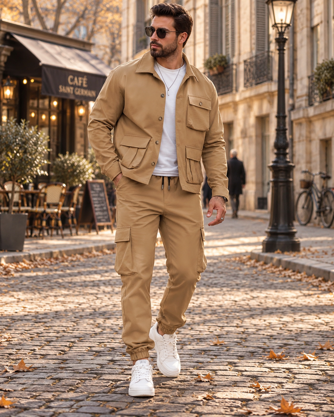 Conjunto de dos piezas Álex para Hombre – Silueta relajada y Corte cómodo