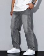 Dawson Vaqueros Baggy Hombre – Corte Holgado, Denim Clásico y Estilo Streetwear