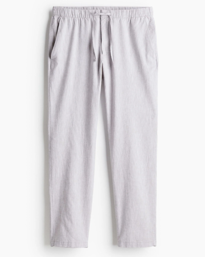 Mason Pantalón Relajado Hombre – Cintura Elástica, Corte Cónico y Bolsillos Laterales