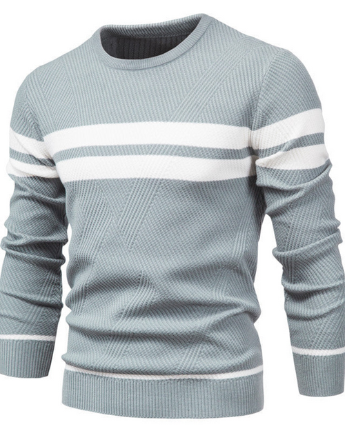Blake Men's Striped Jersey – Comfortable Knit, Regular Fit, and Casual Style