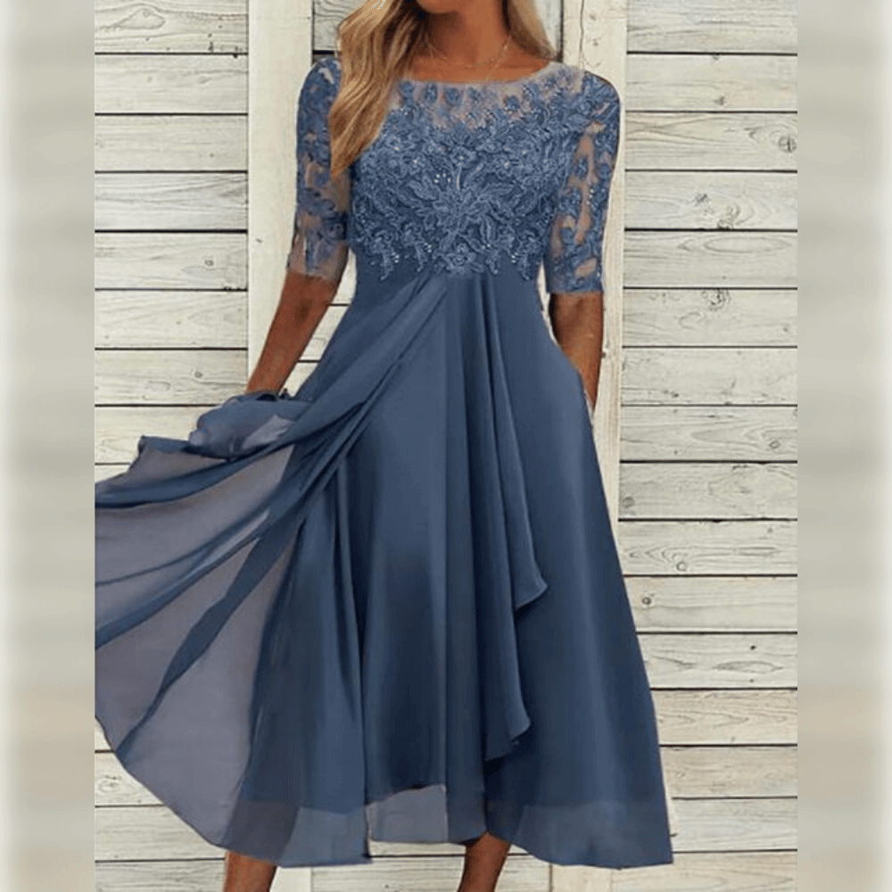 Vestido largo Julia para Mujer – Sofisticado, Suave y Cómodo