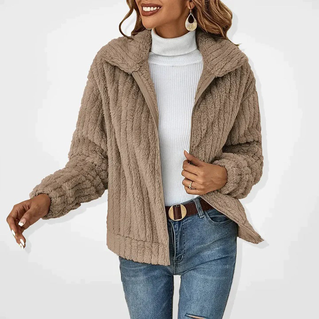 Chaqueta Beatriz para Mujer – Elegante, Cierre de cremallera y Bolsillos prácticos