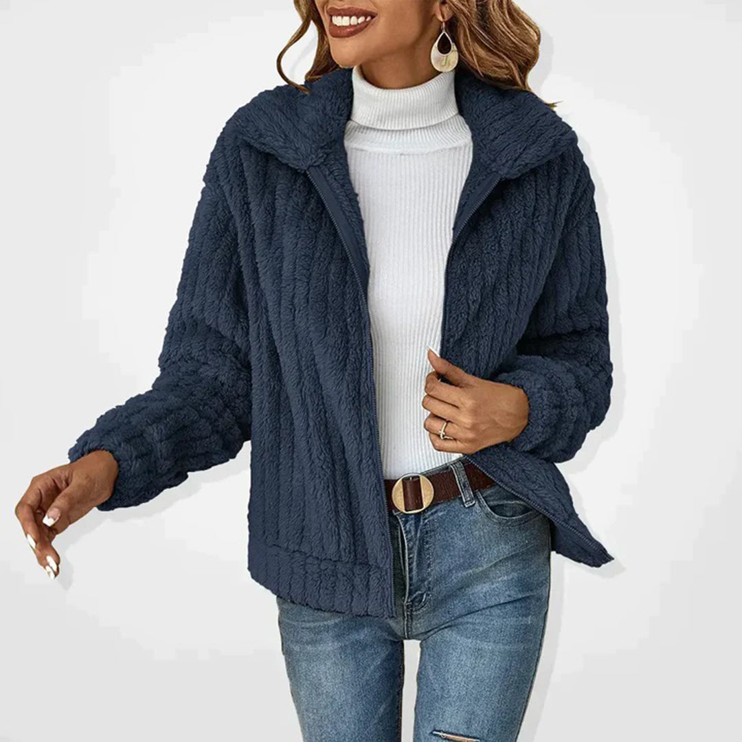 Chaqueta Beatriz para Mujer – Elegante, Cierre de cremallera y Bolsillos prácticos