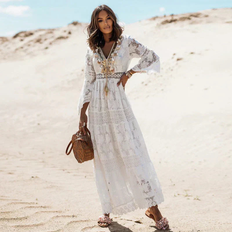 Vestido Leonor para Mujer – Mangas largas, Suave y Cómodo