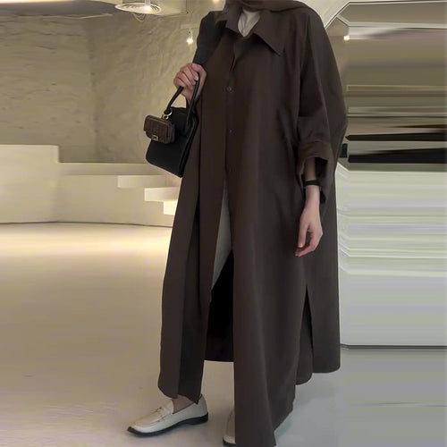 Camila Oversized Long Women's Coat – Chic Elegant Winter Outerwear