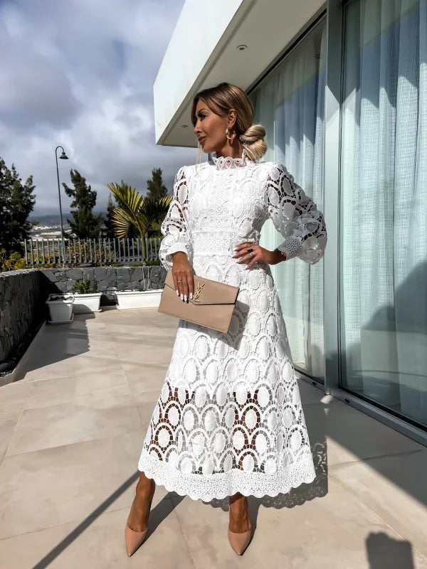 Vestido Marina para Mujer – Elegante, Mangas largas y Sofisticado