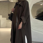 Camila Manteau Oversize Long pour Femme – Manteau Élégant Hiver Chic