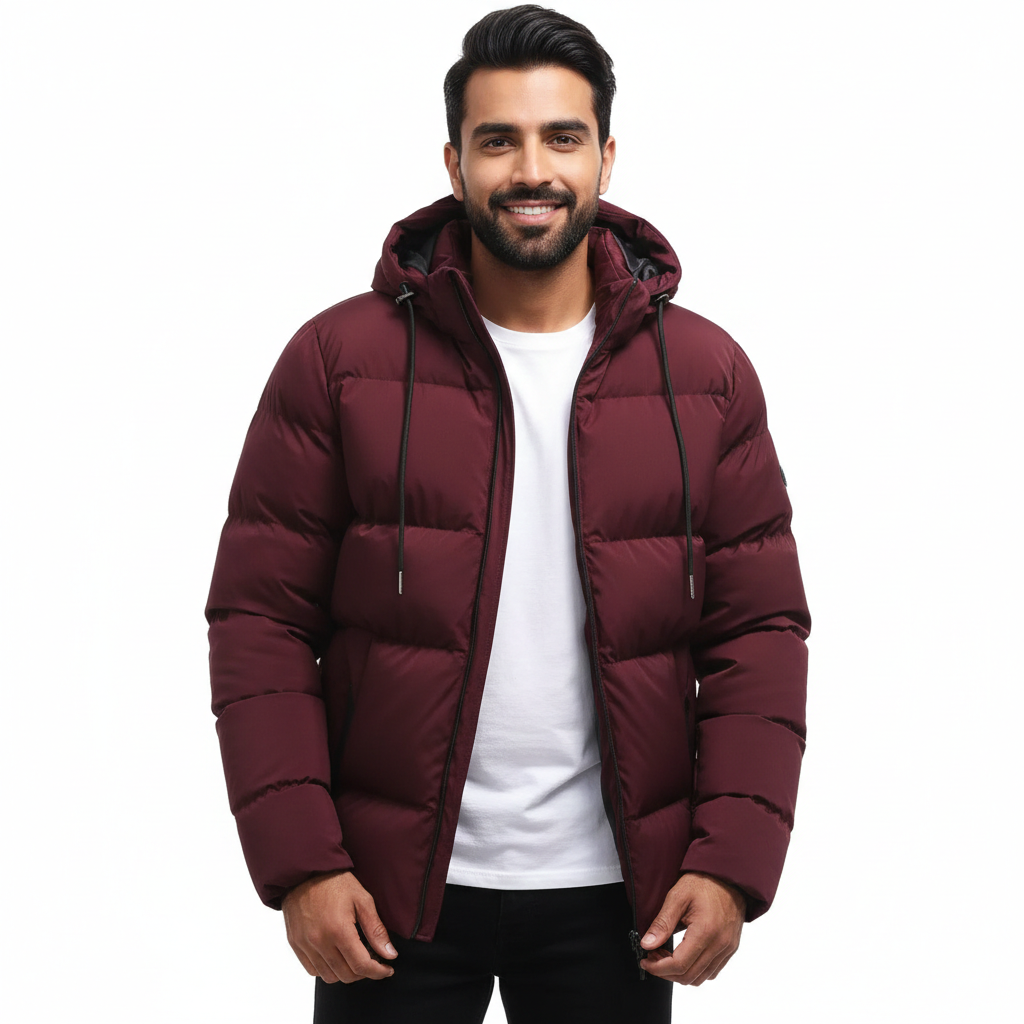 Parka Ramón para Hombre – Capucha, Cálido y Cómodo