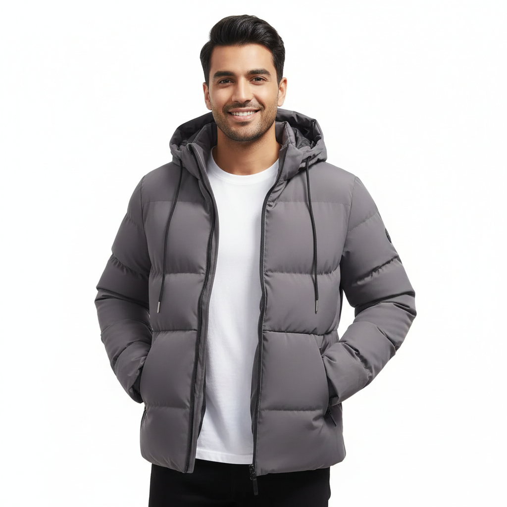 Parka Ramón para Hombre – Capucha, Cálido y Cómodo