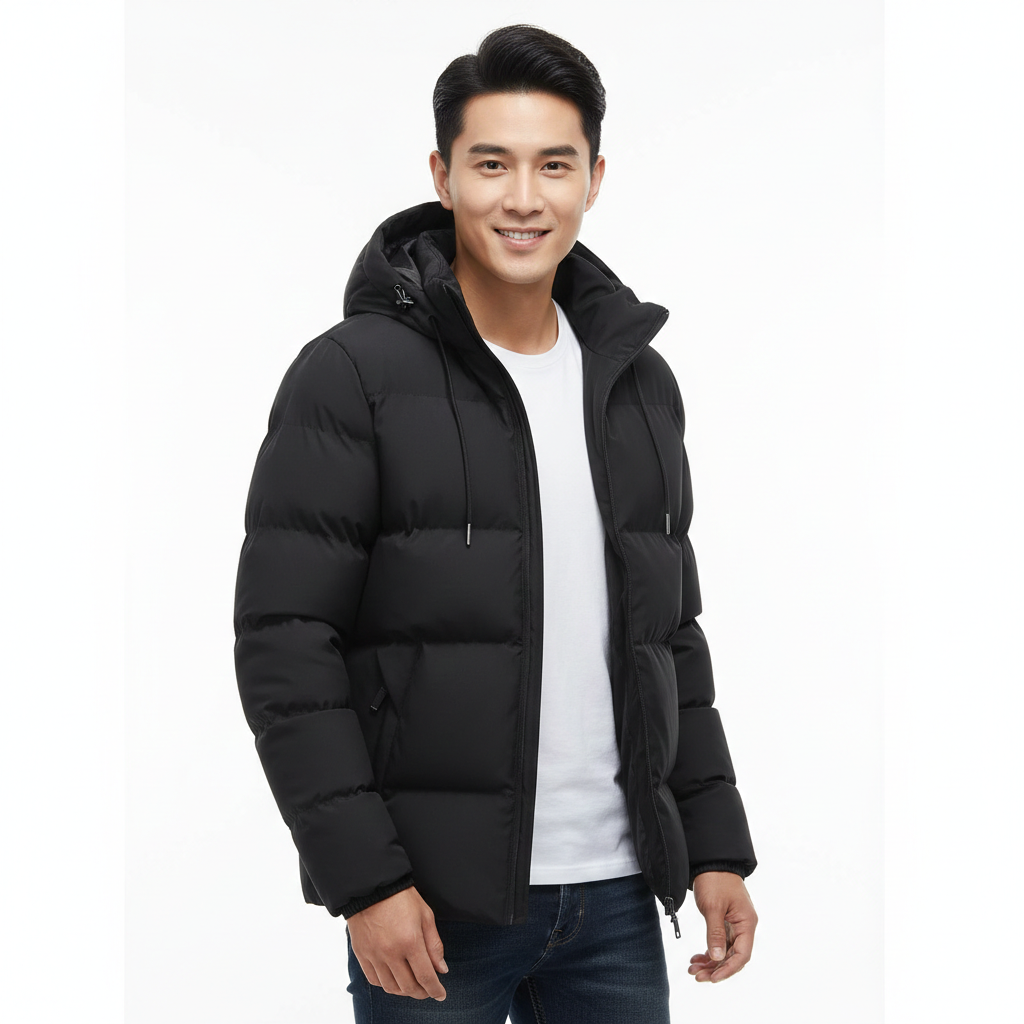 Parka Ramón para Hombre – Capucha, Cálido y Cómodo