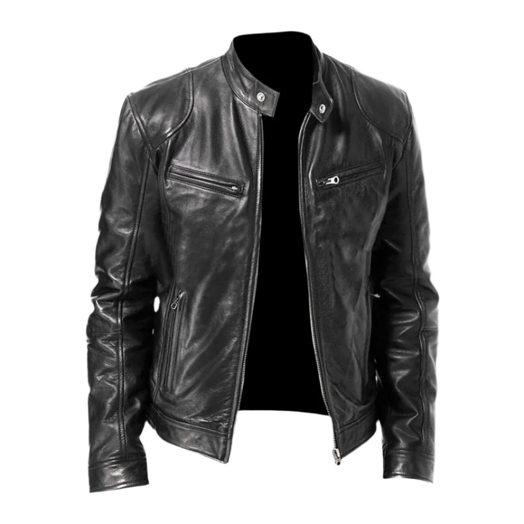 Chaqueta de piel Néstor para Hombre – Cómodo, Diseño atemporal y Estilo elegante