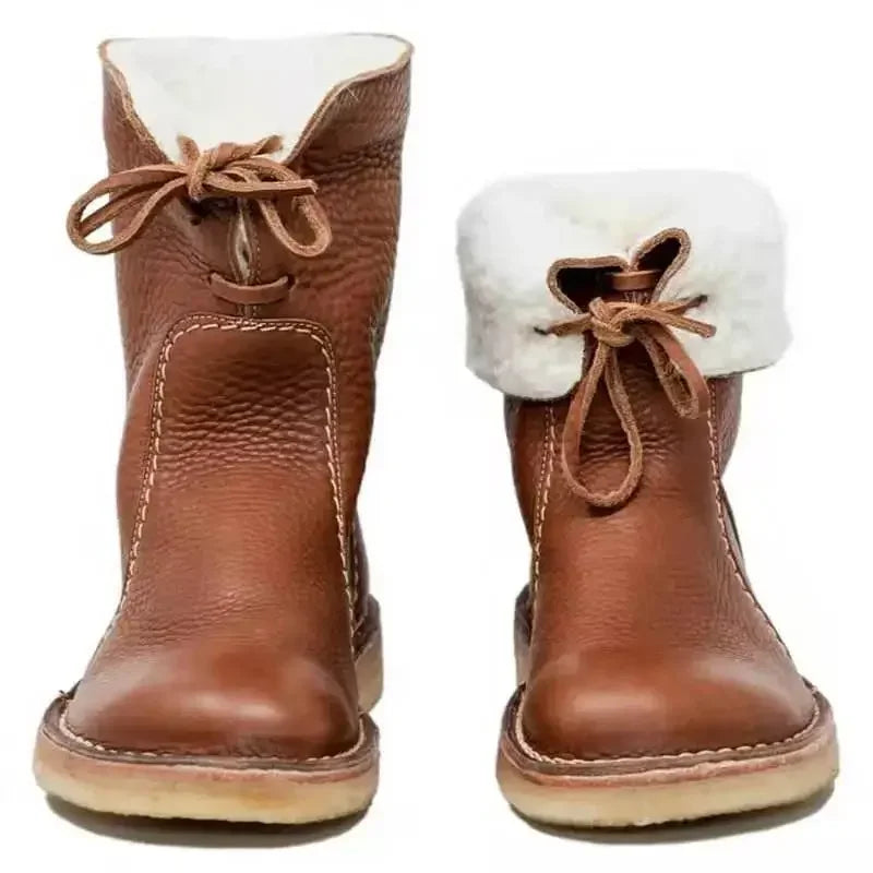 Sophie Bottines d’hiver pour femme – Bottines chaudes avec doublure polaire chic