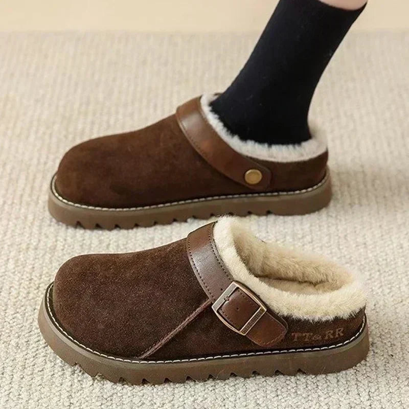 Sandalias Manuela para Mujer – Cómodo, Cálido y Afelpado