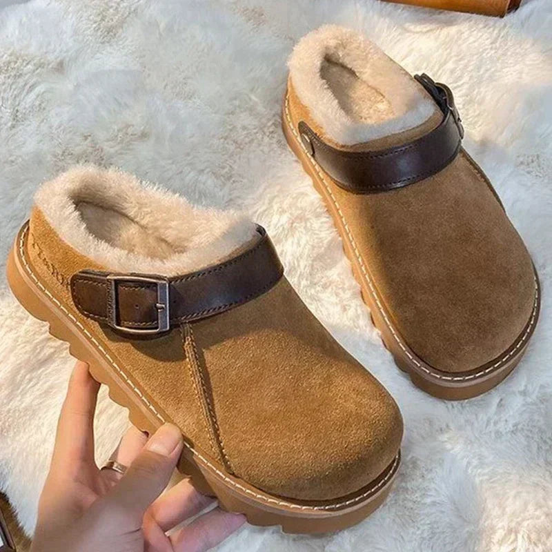 Sandalias Manuela para Mujer – Cómodo, Cálido y Afelpado